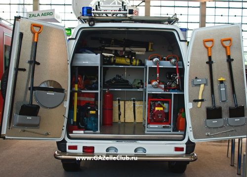 Аварийно-спасательный автомобиль МЧС изготовлен на базе «Соболь БИЗНЕС»