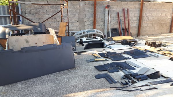 Газель разобранный салон