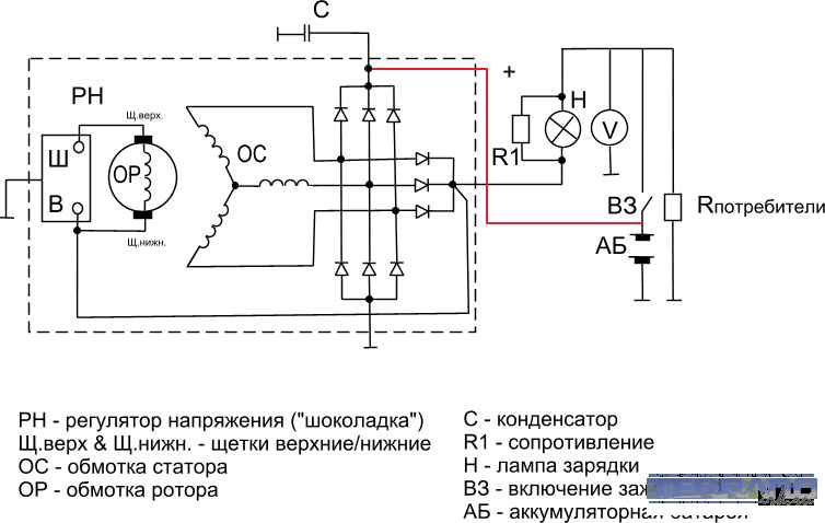 Генератор без регулятора напряжения. Схема 3х уровневого регулятора напряжения генератора. Схема подключения выносного регулятора напряжения генератора. Электросхема регулятора напряжения генератора автомобиля. Схема реле регулятора генератора ВАЗ 2107.