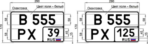 Новый стандарт автомобильных номеров